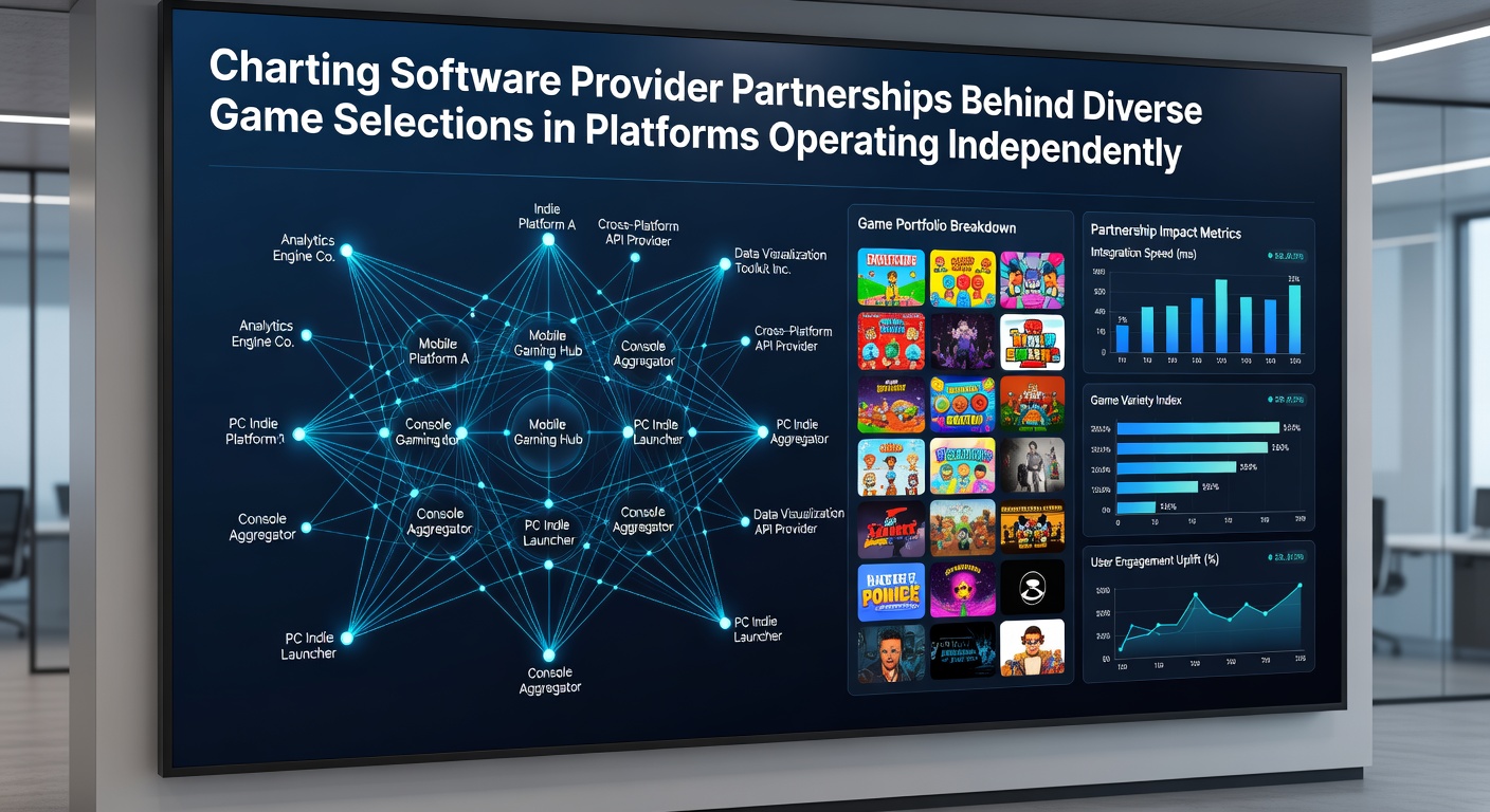 Diverse game selections powered by software partnerships on non-UK exclusion platforms