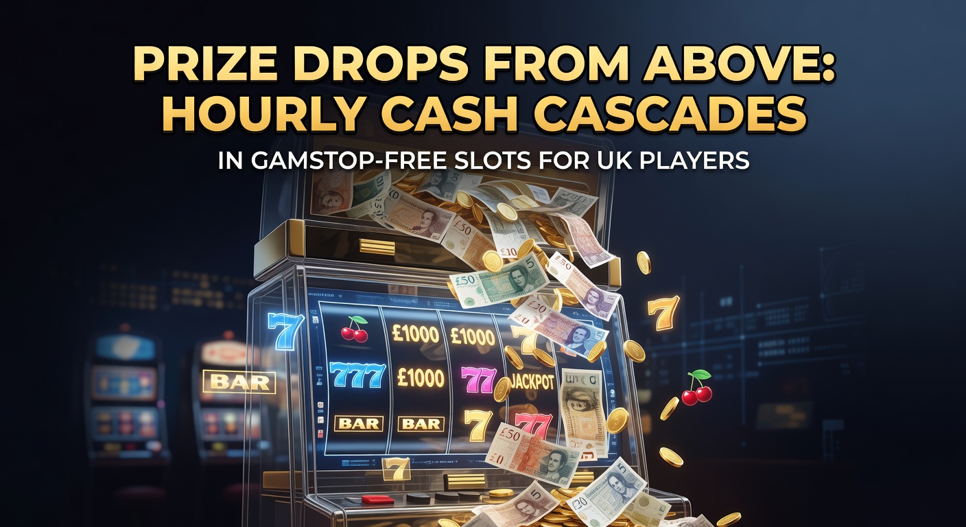 Dynamic screenshot of a prize drop event in a colorful slot game, with cash prizes exploding onto the screen amid cheering animations